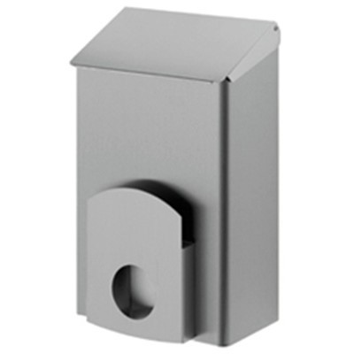 Admire sanitary bin with sanitary bag dispenser - STAINLESS STEEL