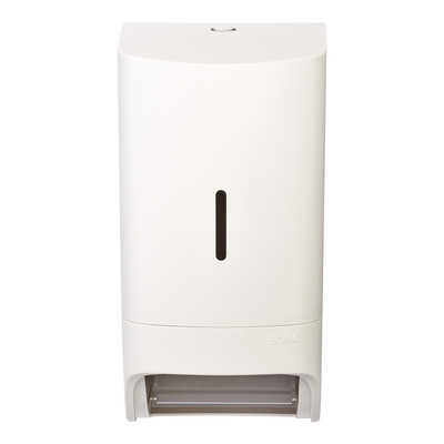 Admire toilet roll dispenser for two capped rolls - WHITE