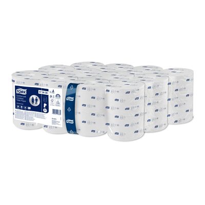 Tork Advanced Mid-Size papier toilette sans cuvette - 2 plis - 94,3 m x 9,3 cm - 24 rouleaux - 820 feuilles - BLANC - 472630