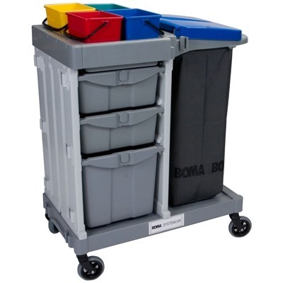 SystemCar 1054 R - avec des roues en caoutchouc et tiroirs verrouillables