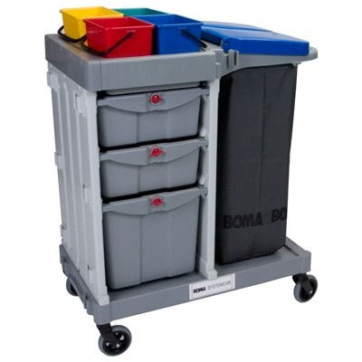 SystemCar 1054 RL - avec des roues en caoutchouc et tiroirs verrouillables