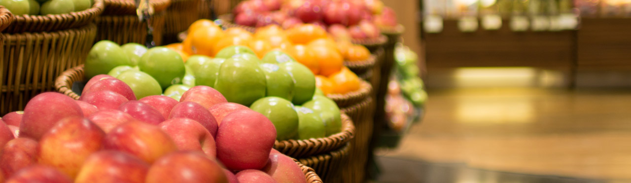 Fruit in a supermarket