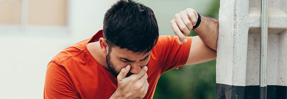 Clean up vomit quickly and effectively