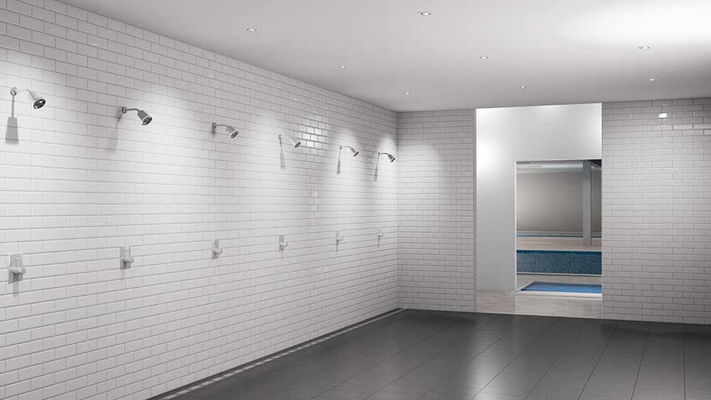 Tout pour les douches de la piscine