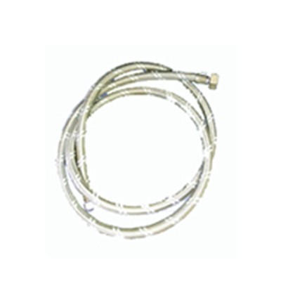 10.1019.15: Rubber slang met RVS-mantel - 2m - ¾"BI-¾"BI (Bomax doseerunit) - 1