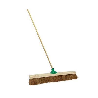 102325: kokosveger 100cm +steelhouder incl houten steel