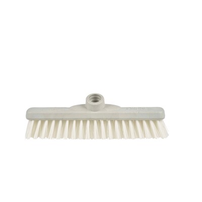 105068: Schrobborstel polyamide met steelbevestiging - 30 cm