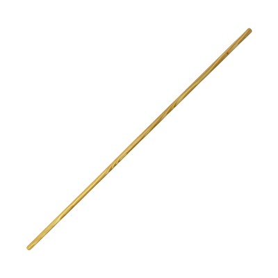 120372: Borstelsteel in gevernist hout - 140 cm