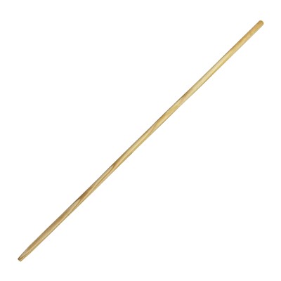 120383: Dikke borstelsteel in hout - 150 cm