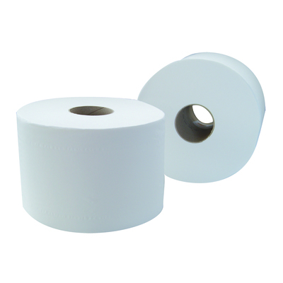 213110: Mini Toiletpapier - Centerfeed - zuiver tissue - 2 laags - 110 m - WIT - 12 rollen