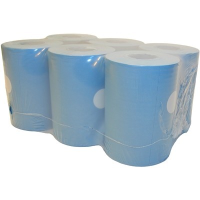 271047: Omniwipe Strong - 76 m x 23 cm - BLEU - 6 rouleaux