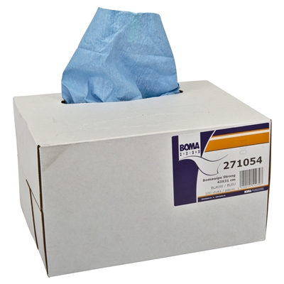 271054: Bomawipe Strong - 43 x 31 cm - 78 g/m² - BLAUW - 200 stuks
