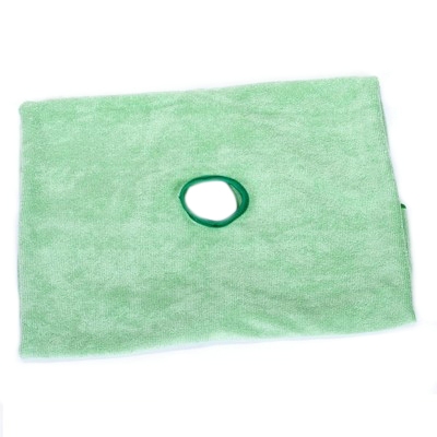 301351: Microvezeldweil Greenspeed met gat - 53 x 70 cm - GROEN