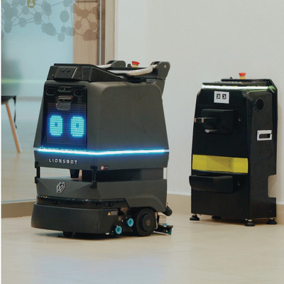 500023: Docking Station voor Lionsbot R3 Scrub robot