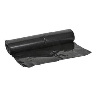 620070: LD zak - 70 x 110 cm - T52 - 110 l - ZWART - rol 20 stuks