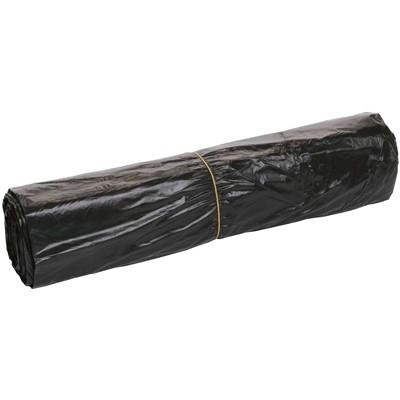 650350: HD zak - 63 x 70 cm - T15 - 50 l - ZWART - rol 50 stuks