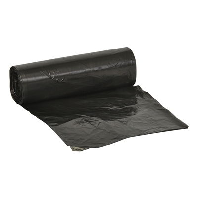 650367: HD zak - 60 x 60 cm - T10 - 35 l - ZWART - rol 50 stuks