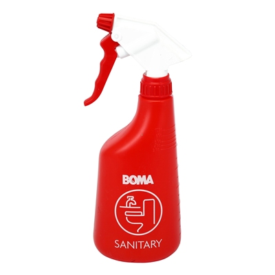 750017: Verstuiver sanitair - 650 ml - ROOD