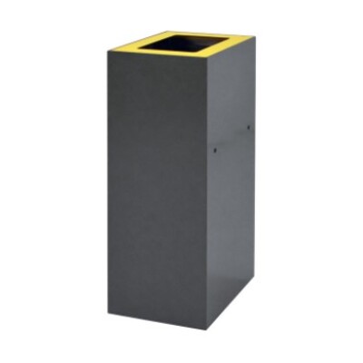 750077: Bomabin Select Modus - 60 l - GRIJS - deksel GEEL