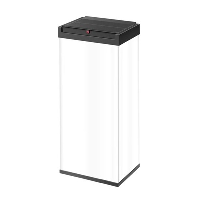 750250: Afvalbak Hailo Big Box Swing - 52 l - WIT ZWART