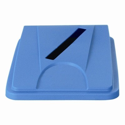 750369: Papierdeksel voor afvalbak Bomabin Select Flat - BLAUW