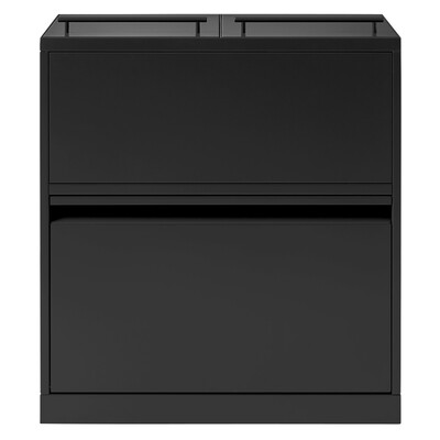 750489: Bomabin Select Bica - 80 l - ZWART - deksel