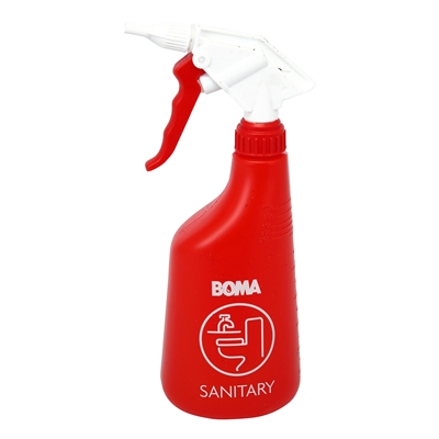 752017: Verstuiver met schuimkop sanitair - 650 ml - ROOD