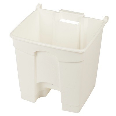 755403: Bomabin Select Pedal Classic - 30 l - WIT - zonder deksel