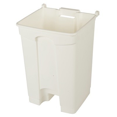 755404: Bomabin Select Pedal Classic - 45 l - WIT - zonder deksel