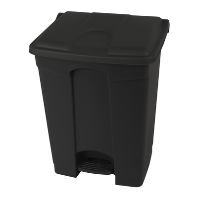 755438: Bomabin Select Pedal - 70 l - ZWART - deksel ZWART