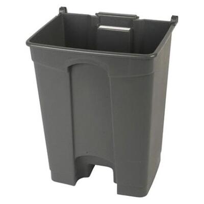 755449: Bomabin Select Pedal - 90 l - ZWART - zonder deksel