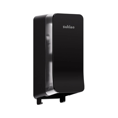 213070: Hyginity System Toiletpapierdispenser Twin - ZWART - 333423