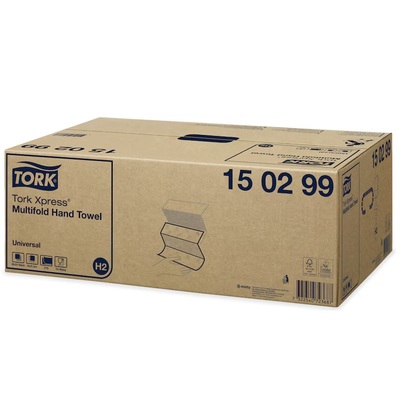 771230: Tork Universal Xpress Multifold handdoeken - 2 laags - 23,4 x 21,3 cm - 20 x 237 stuks - WIT - 150299