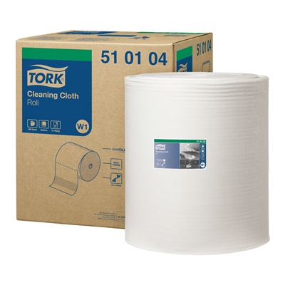 771791: Tork Reinigingsdoek - 1 laags - 380 m x 42 cm - 1 rol - WIT - 510104