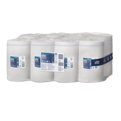 772052: Tork Advanced Mini Centerfeed poetspapier - 1 laags - 120 m x 21,5 cm - 11 rollen - WIT - 100130