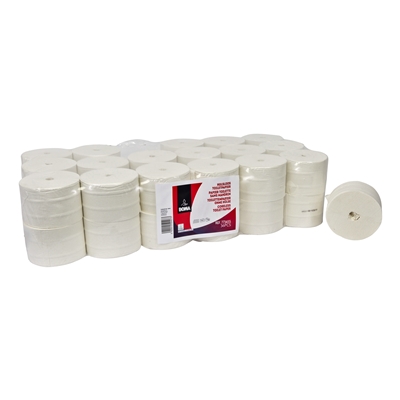 773655: Klassiek toiletpapier zonder koker (hulsloos) - zuiver tissue - 2 laags - 95 m / 904 vel - WIT - 36 rollen