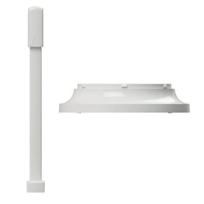 776808: Terracyclic pedaal en sokkel - 13 l - WIT