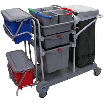 791154DRL: ConceptCar 1054 DRL Top-Down + trolley - met rubberen fluisterwielen en lades met slot/sleutel