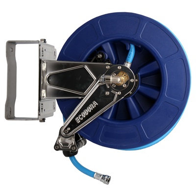 912013: RVS haspel (zonder slang) + zwenkplaat voor Prowash spraysysteem
